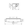 hansgrohe Thermostat Ecostat Select Brause Aufputz DN15 weiß/chrom 13161400