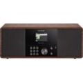 DIRA DAB+/UKW Stereo Radio mit Bluetooth S 24 CD holzoptik