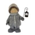 My Flair Winterkind Junge, 51 cm, grau/natur