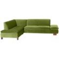 Max Winzer Terrence Ecksofa links mit Sofa 2,5-Sitzer rechts oliv