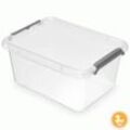 Toptex Ordnung Clipboxen, je ca. 19,5 x 15 x 8,5 cm - 3er-Set