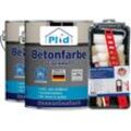 Premium Betonfarbe Sockelfarbe Bodenfarbe Bodenbeschichtung Set Kieselgrau