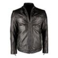 JCC Lederjacke Herren, schwarz