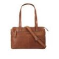 Spikes & Sparrow Handtasche Damen Leder, cognac