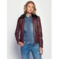 Maze Lederjacke Damen, rot