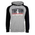 Topgun Kapuzenpulli Herren Baumwolle, grau