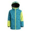 WeeDo Winterjacke Kinder bedruckt, petrol