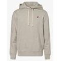 Levi's Kapuzenpullover Herren Baumwolle meliert, grau