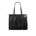 Spikes & Sparrow Shopper Damen Leder, schwarz