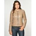 Maze Lederjacke Damen, beige