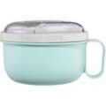 xavax® Lunchbox pastellblau, transparent, grau, weiß 1,1 l, 1 St.