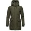 Navahoo Winterjacke Damen Baumwolle, oliv