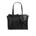 Bodenschatz Shopper Damen Leder, schwarz