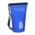 relaxdays Dry Bag Ocean Pack LKW-Plane blau 5,0 l