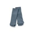 Lackier- und Relaxsocken - Blau - Wolle