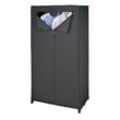 WENKO Stoffschrank Deep Black, 43821010100 schwarz 75,0 x 50,0 x 150,0 cm