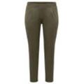 Schlupfhose aus strukturierter Jerseyware, dunkelkhaki, Gr.54