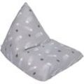 Ready Steady Bed - Pyramide Sitzsack Stuhl für Kinder spielen, bequem und langlebig hohen Rücken Sitzsack für Spielzimmer, weiche Polycotton Kinder