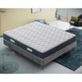 Materassiedoghe - Memory Foam-Matratze – 21 cm hoch - relax olympe - hohe Dichte - reversibel - 9 Komfortzonen 140x200