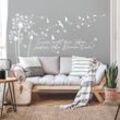 Wandtattoo - Pusteblume - Lebe deinen Traum Farbe: weiß Größe HxB: 30cm x 40cm