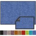 Karat - Schmutzfangmatte Rhine Cornflower Blue 90 x 300 cm - Blau