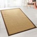 Karat - Sisal-Teppich Amazonas Kork Mit Bordüre 200 x 290 cm - Kork