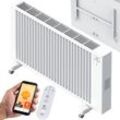 KESSER® Elektroheizkörper Infrarotheizung energiesparend 2in1 Mobile & Wand-Konvektor Elektroheizung mit WiFi App-Steuerung & Fernbedienung Radiator Heizung elektrisch Heizkörper 24h Timer