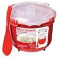 sistema® Mikrowellen-Reiskocher Reiskocher rot, transparent 2,6 l, 1 St.