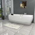 Whirlpool Pool Badewanne Wanne W49-TH-PL 170x80cm mit Farblichtherapie