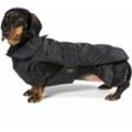 Hundemantel speziell für Dackel - Schwarz - 33 cm - Fashion Dog