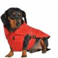 Hundemantel speziell für Dackel - Rot - 39 cm - Fashion Dog