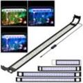 Swanew - 25W led Aquarium mit timer Beleuchtung Einfach zu bedienen Aufsetzleuchte,90-95cm