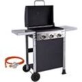 Gasgrill Arkansas 3X Gasgrillwagen Grillstation 3 Flammen Gas Grillwagen Griller