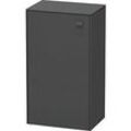 Duravit Brioso Halbhochschrank Individual 61-91cm BR1340L4949, Graphit Matt, Tür links