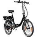 Zündapp Z110 E Bike 20 Zoll E Klapprad für Damen und Herren 150 - 185 cm