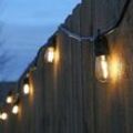 Patio Lichterkette Warmweiß 20m mit 24 LED