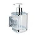 WENKO Seifenspender Quadro 22683100 silber Edelstahl/Kunststoff 330,0 ml