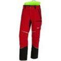 Schnittschutzhose Mistral 3.0 Rot/Gelb Gr. 50 - KOX