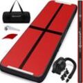 KESSER® Turnmatte Aufblasbar Airtrack Fitness-Matte Gymnastikmatte 3/4/5/6m inkl. Tragetasche & elektr. Luftpumpe Yogamatte, Tumbling Matten , Trainingsmatte Sportmatte Yoga, Turn- & Fitness