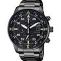 Citizen Chronograph CA0695-84E, Armbanduhr, Herrenuhr, Solar, Stoppfunktion, Edelstahlarmband, schwarz