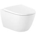 Roca - Ona Toilettenschüssel ohne Flansch und unsichtbare Befestigungen + Soft Close Sitz (Onarimless)