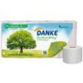 DANKE Toilettenpapier 3-lagig Recyclingpapier, 8 Rollen