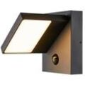 SLV Leuchten & Lampen SLV Leuchte 1002990 ABRIDOR SENSOR Outdoor LED Wandaufbauleuchte IP55 anthrazit