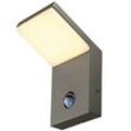 SLV Leuchten & Lampen SLV No. 232915 ORDI LED Wandleuchte anthrazit 3000K mit Sensor IP44