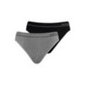 NUR DIE Damen Slip Retro 2er Pack