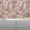 Tapete Blumen Florentin M1-No.65 Vliestapete Rosa Creme Blumentapete Floral Wohnzimmer Schlafzimmer Küche - Tadessi