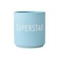 Design Letters - AJ Favourite Porzellan Becher, Superstar / soft blue
