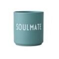 Design Letters - AJ Favourite Porzellan Becher, Soulmate / dusty green