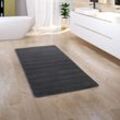 Badezimmerteppich Badematte Badteppich Badvorleger Flauschig Memory Foam 3D 60x100 cm, Anthrazit - Paco Home