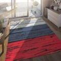 In- & Outdoor Terrassen Teppich Russische Flagge Moderne Beton Optik 160x220 cm - Paco Home